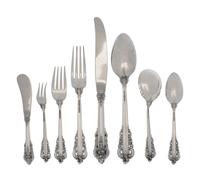An American Silver Flatware Service