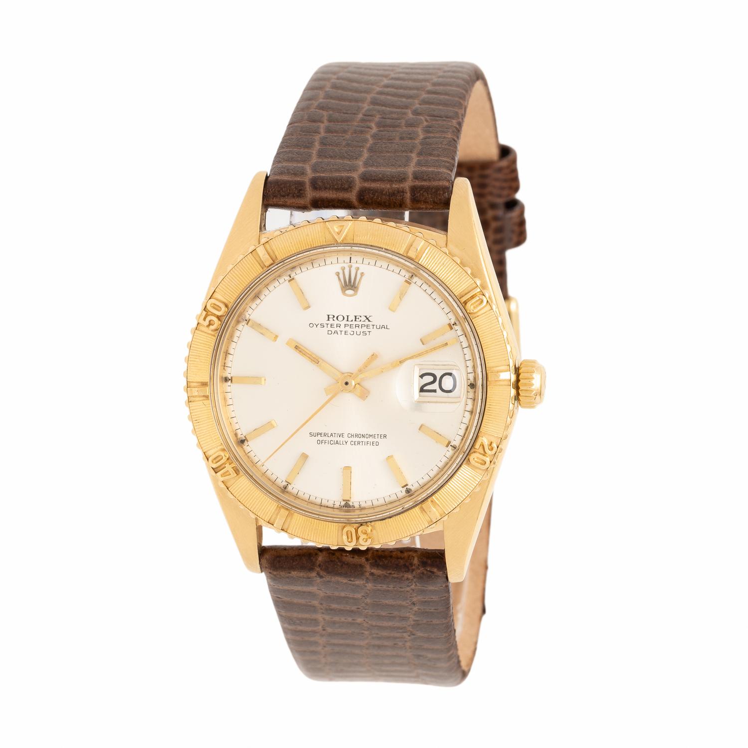 Rolex, Ref. 1625, 18K Yellow Gold 'Thunderbird' 'Datejust' Watch