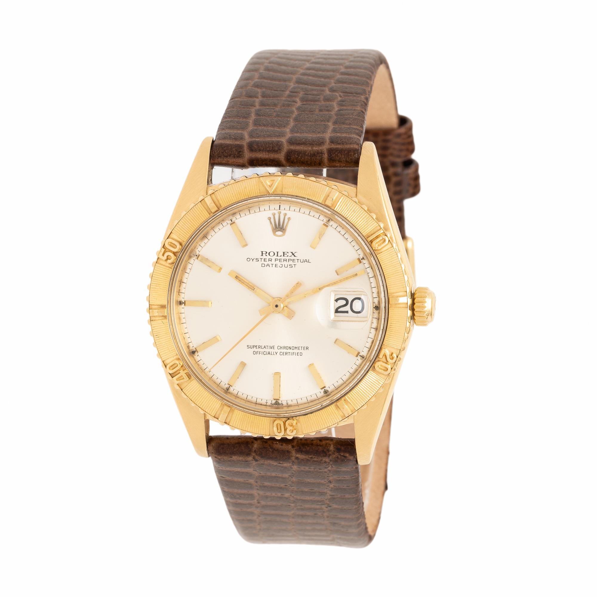 Rolex, Ref. 1625, 18K Yellow Gold 'Thunderbird' 'Datejust' Watch