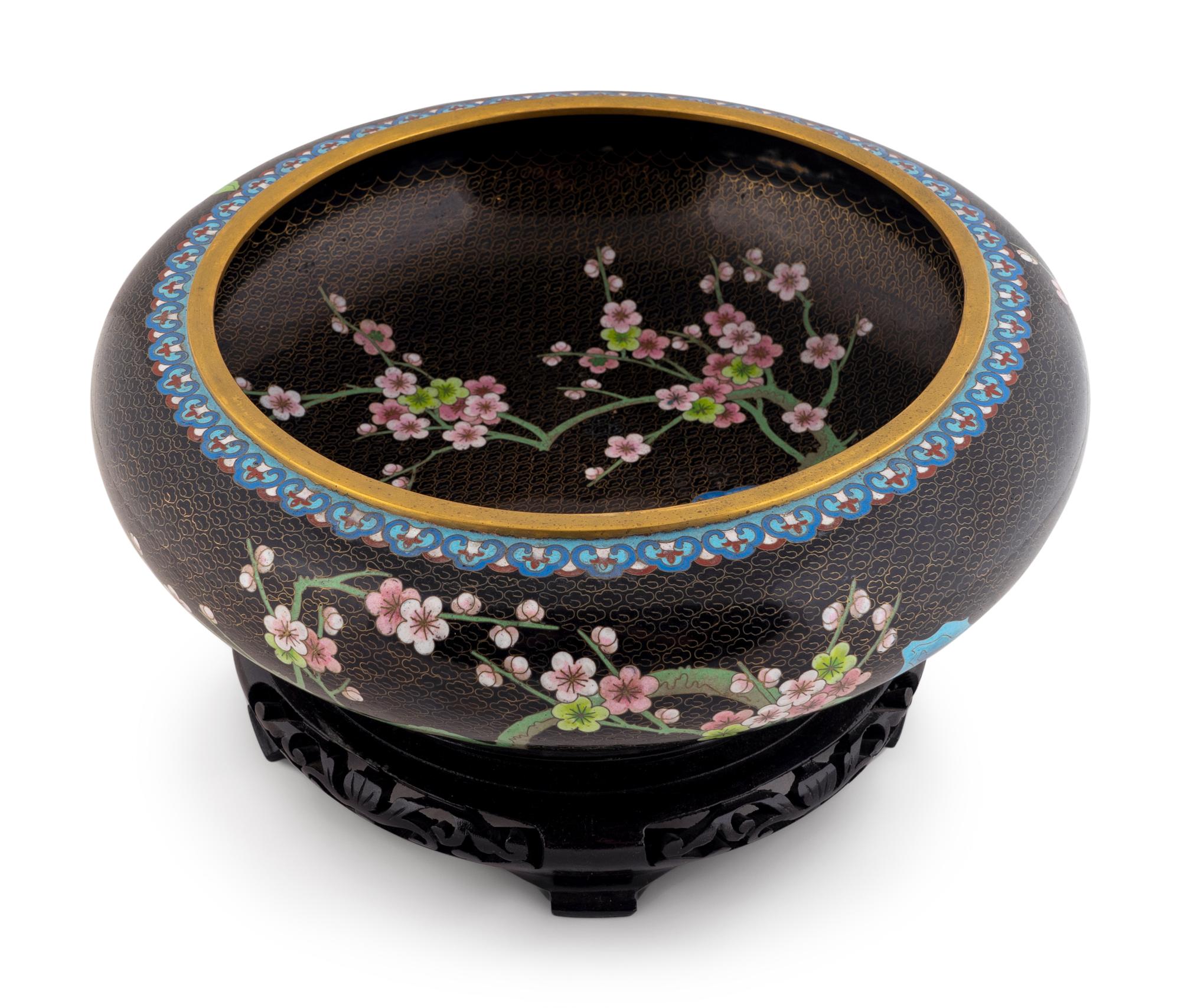 A Chinese Cloisonné Circular Bowl