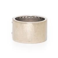Diamond and White Gold Ring