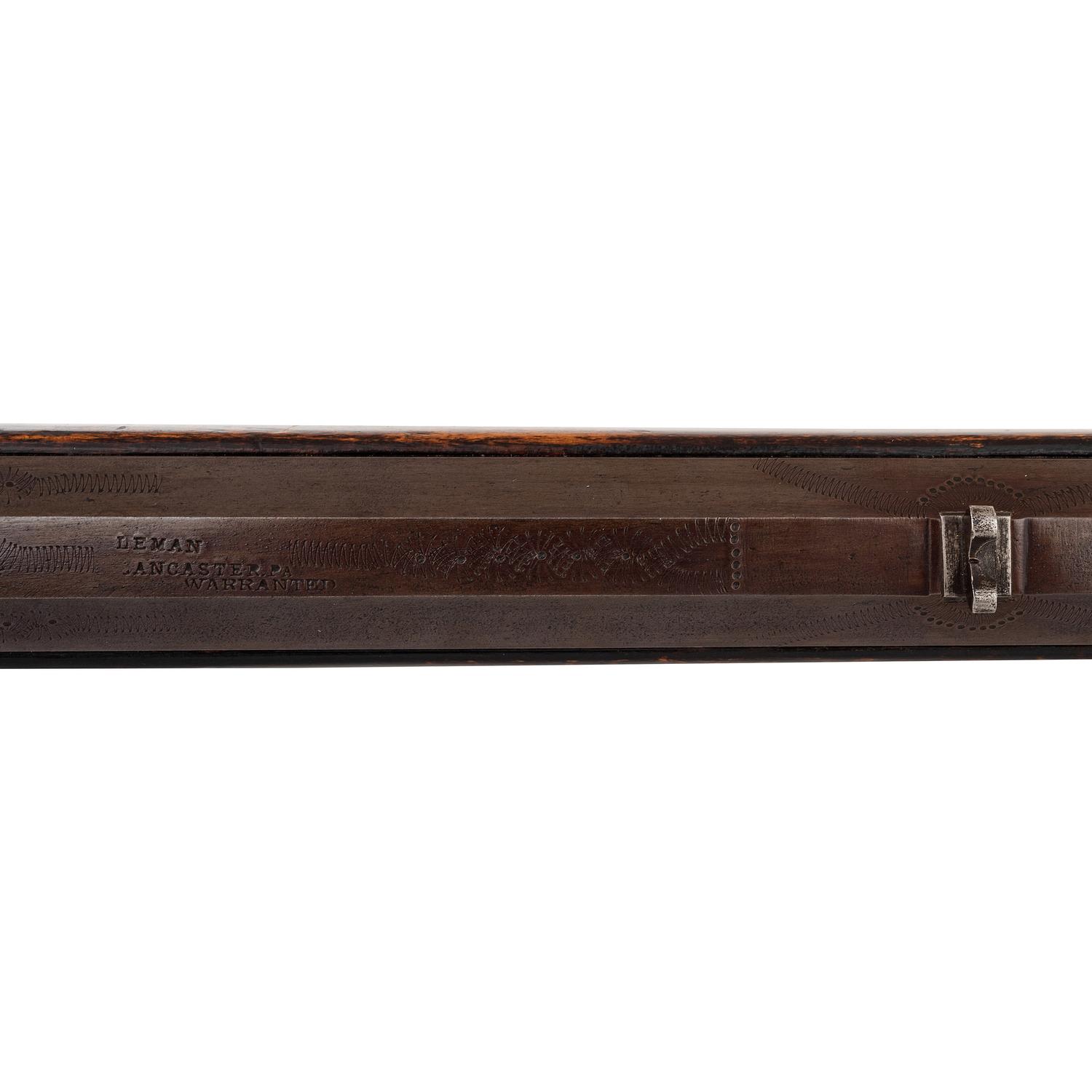 Exceptional Leman Flintlock Chief's Grade Rifle