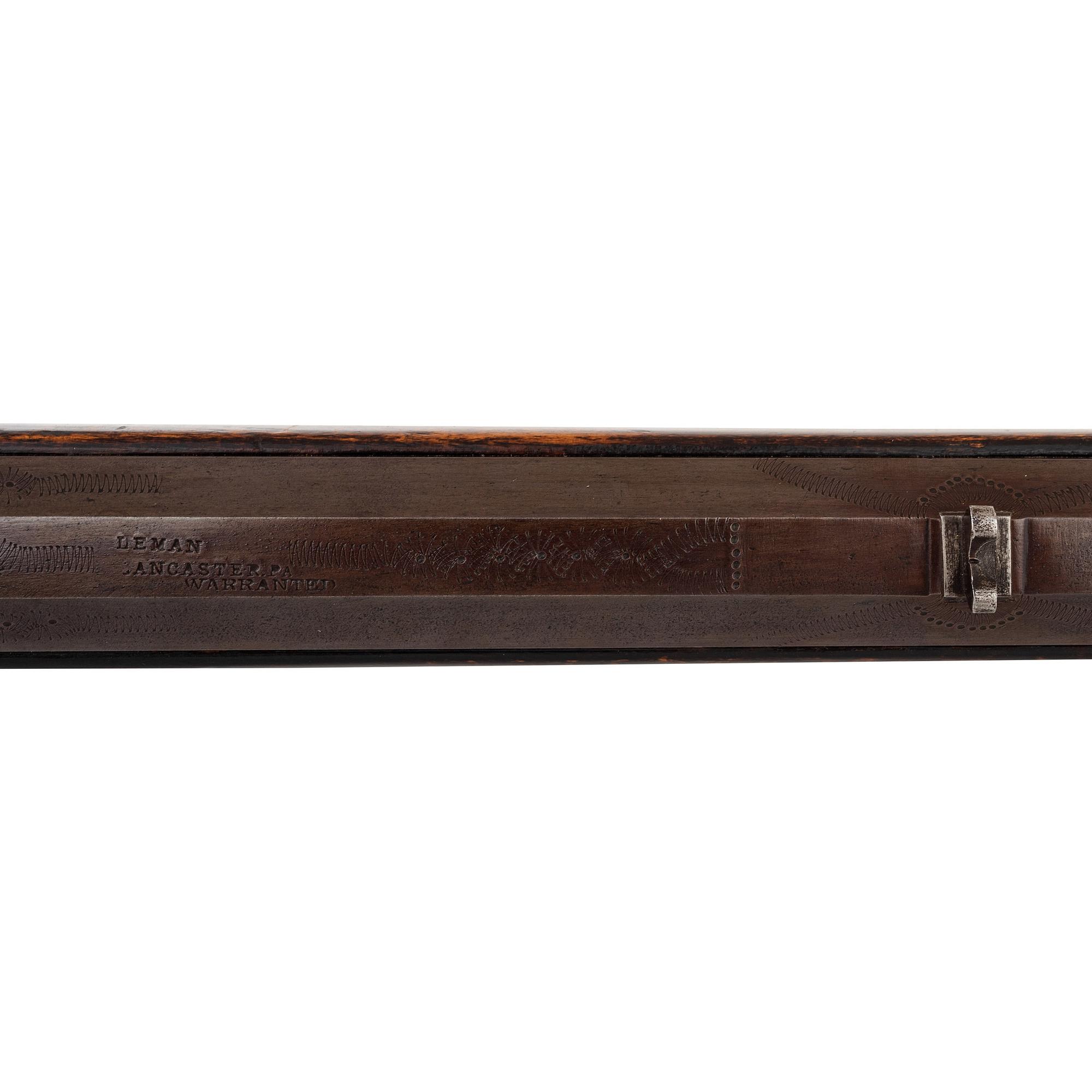 Exceptional Leman Flintlock Chief's Grade Rifle
