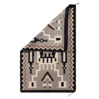 Navajo Two Grey Hills AND Storm Pattern Weaving [Rug]