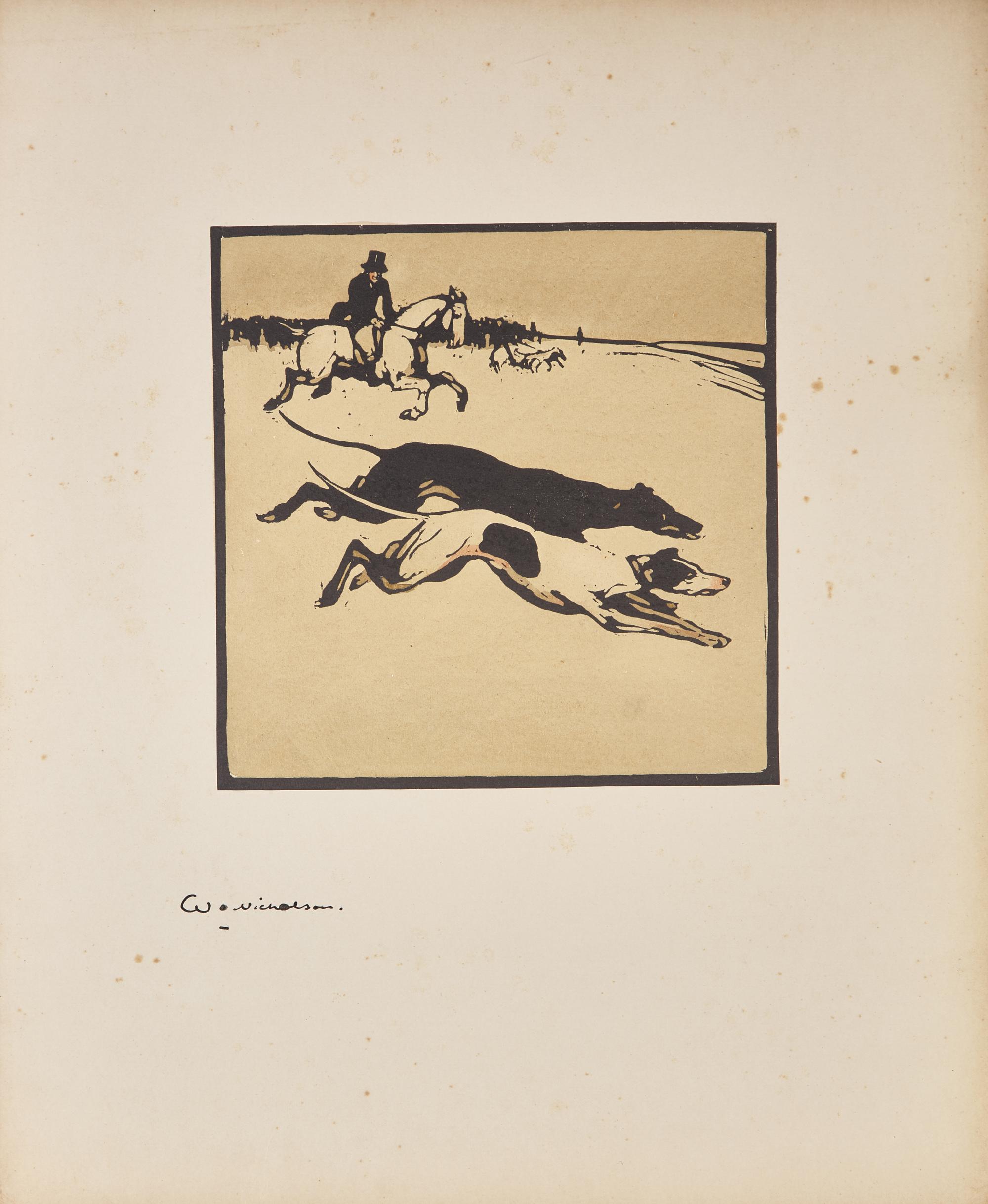 Nicholson, William, and Rudyard Kipling. An Almanac of twelve Sports