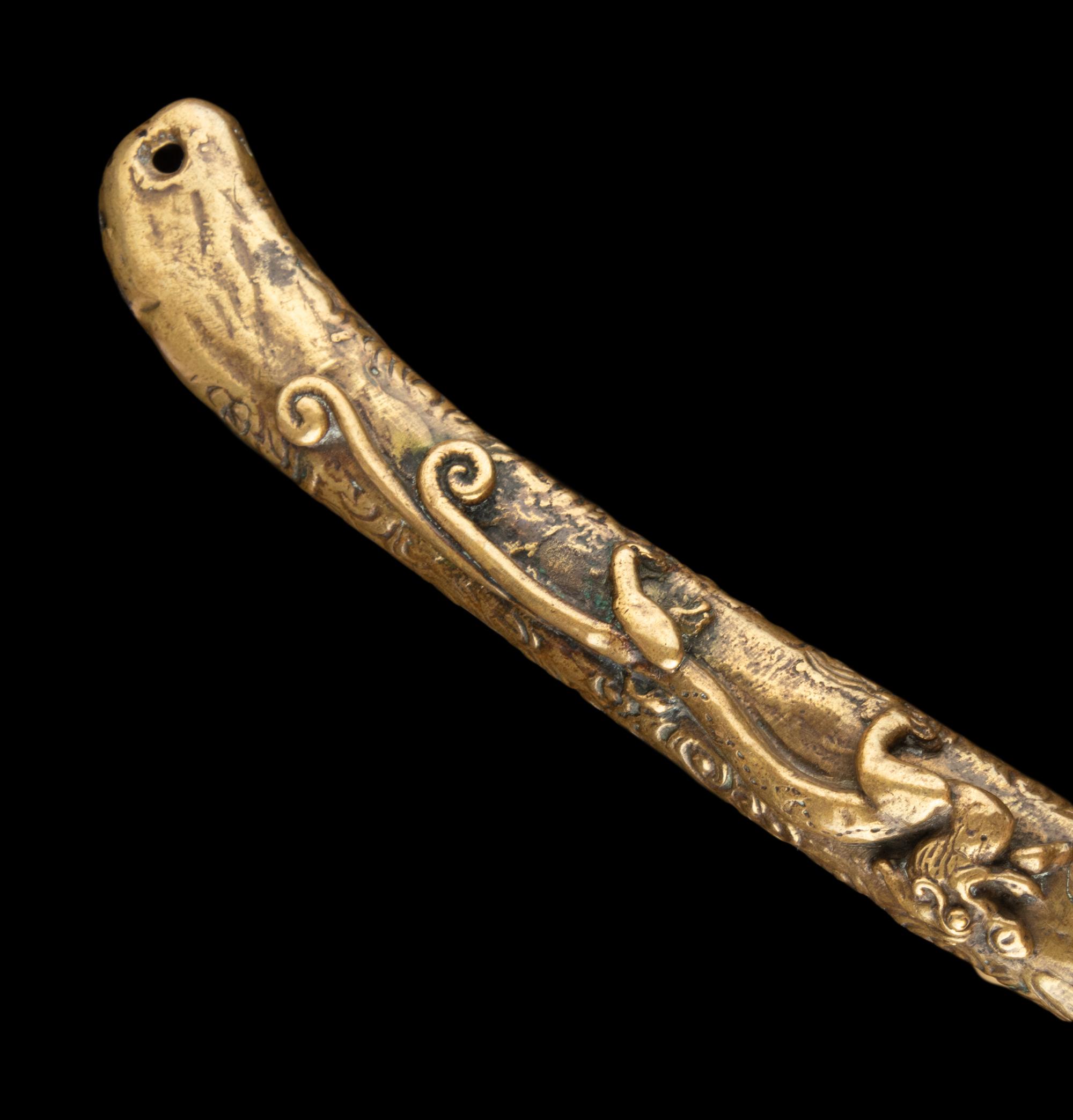 12 Japanese Brass Portable Writing Sets, Yatate