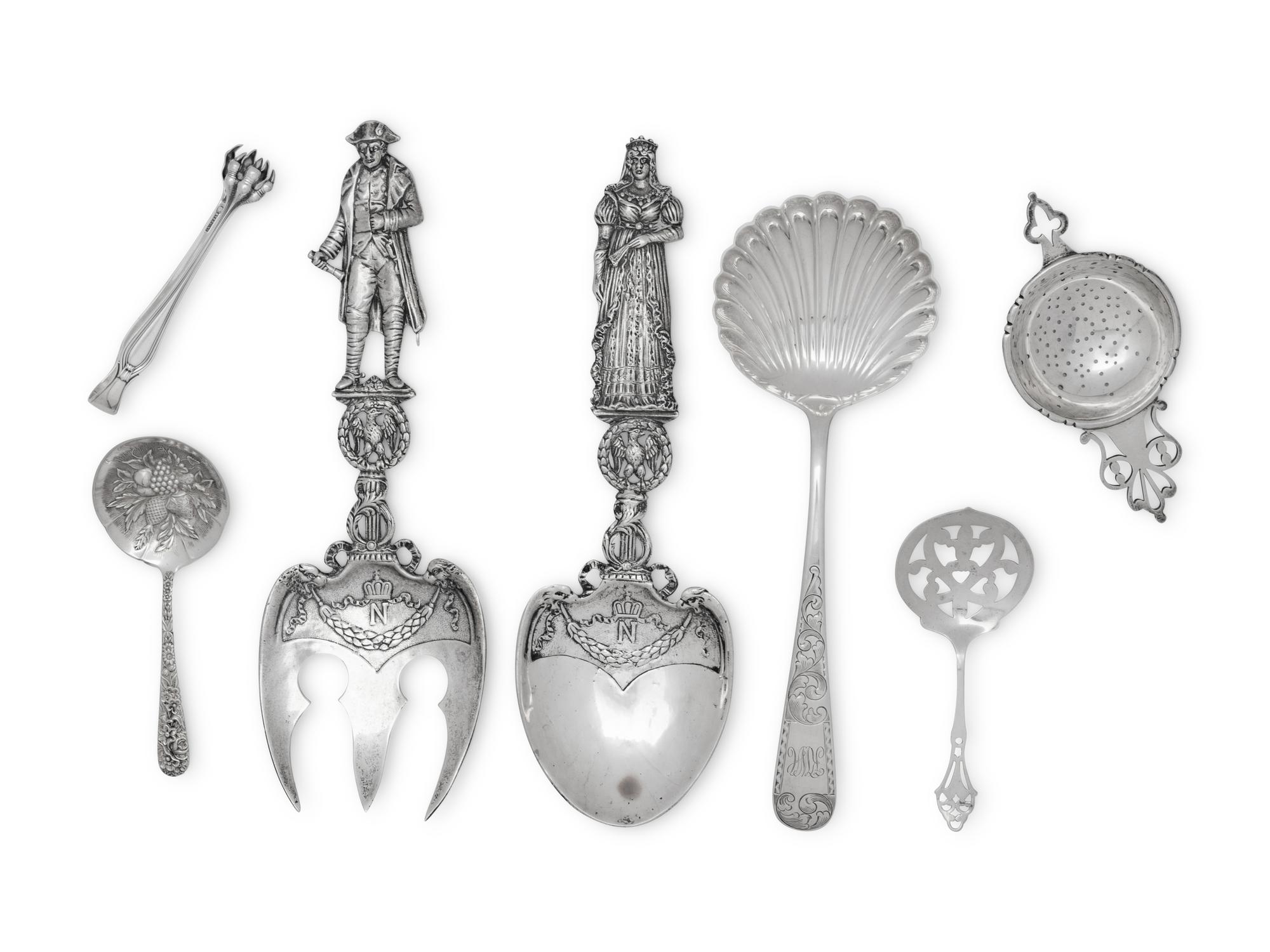 A Collection of Silver Flatware Articles