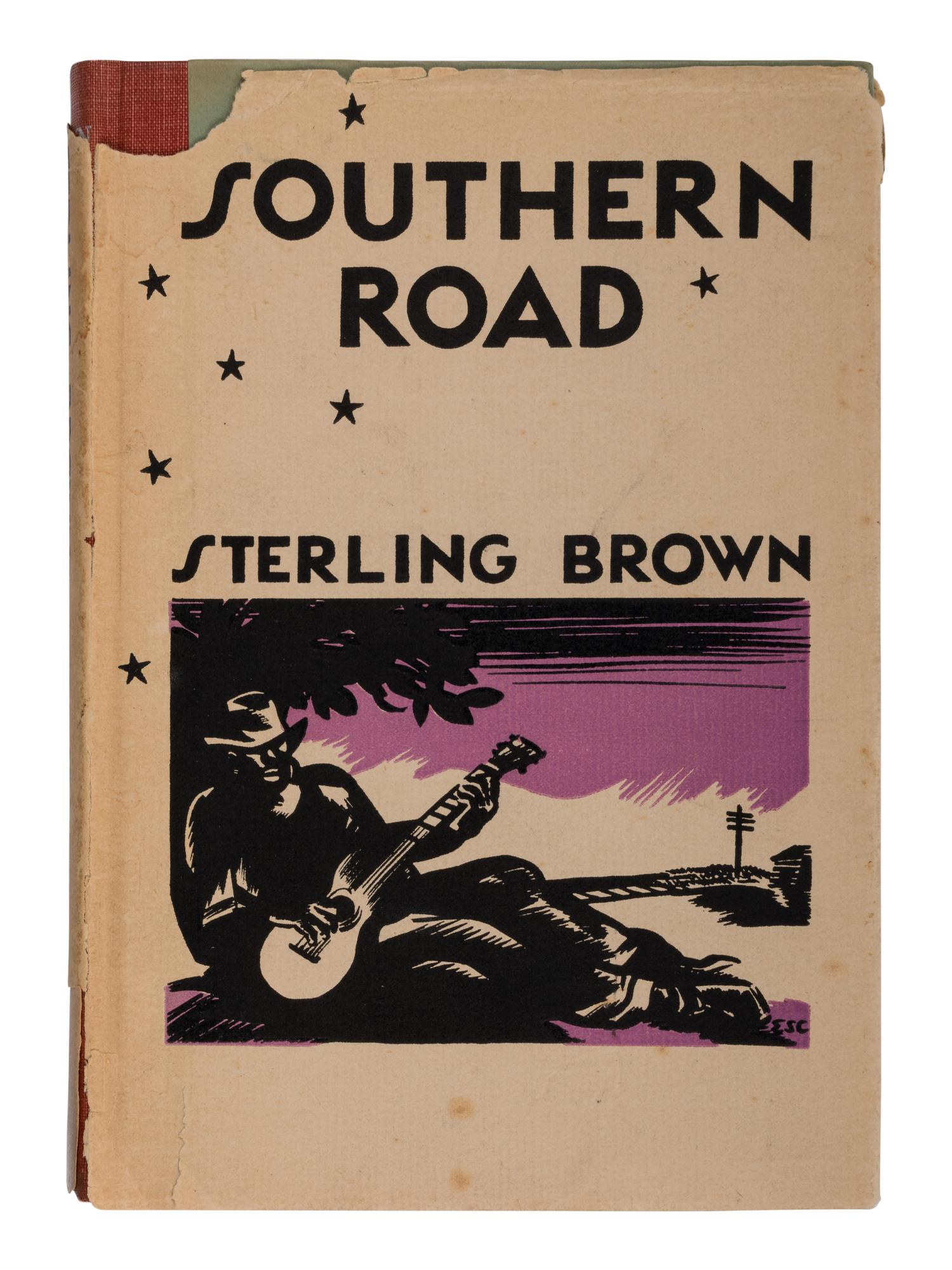 [HUGHES, Langston (1901-1967)]. BROWN, Sterling A. Southern Road . New York: Harcourt, Brace and Company, 1932.