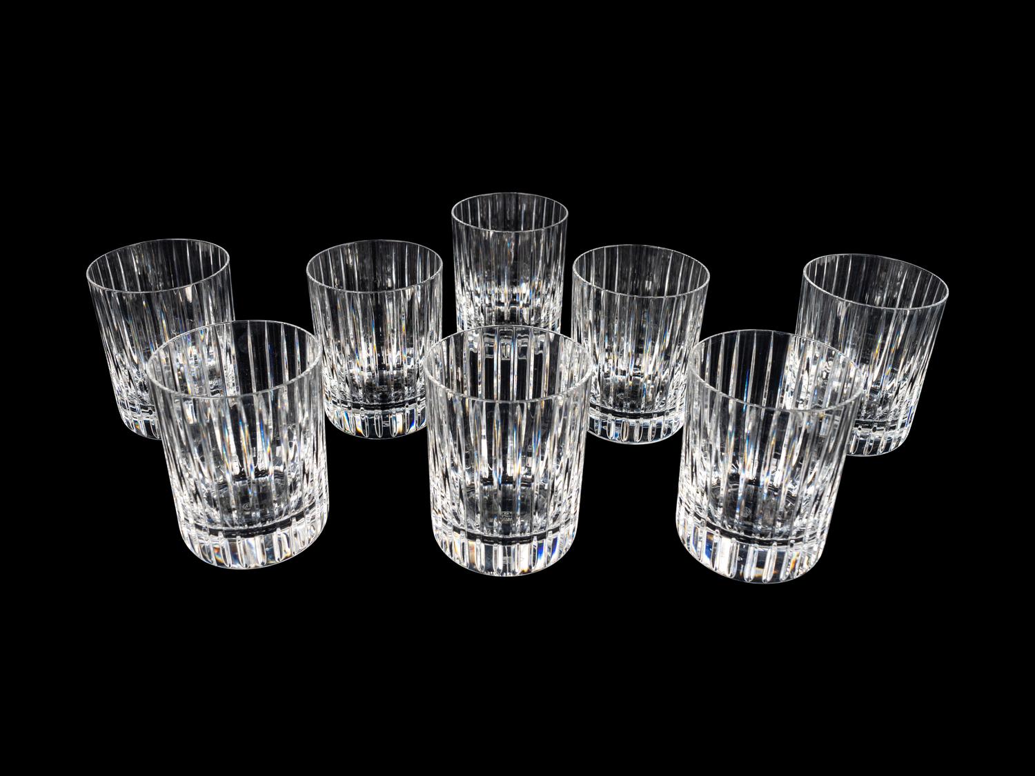 A Set of Eight Baccarat Harmonie Crystal Tumblers — 20TH CENTURY