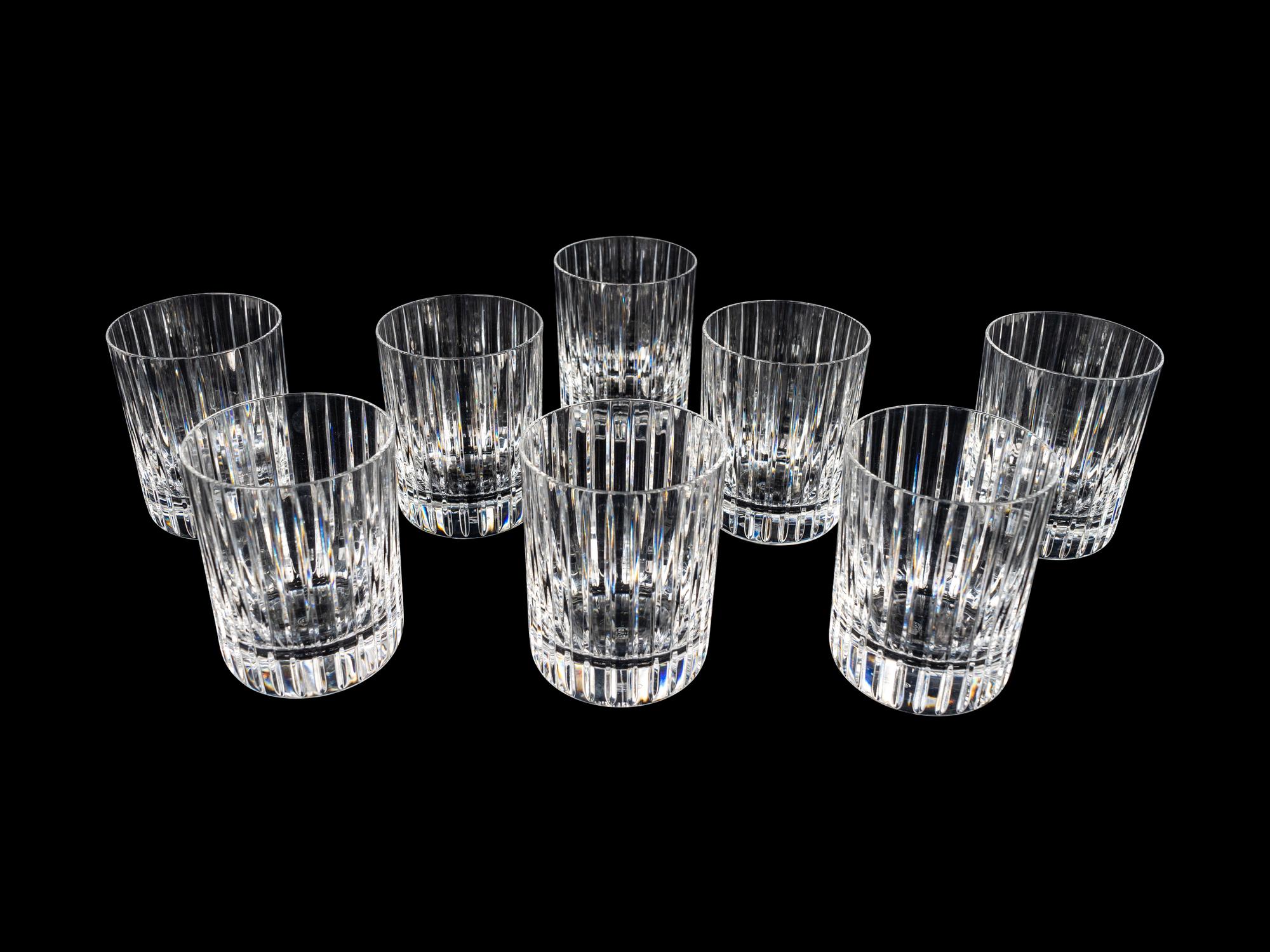 A Set of Eight Baccarat Harmonie Crystal Tumblers — 20TH CENTURY