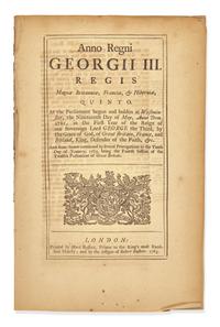 [American Revolution] [Stamp Act] Anno Regni Georgii III…An Act for Granting and Applying Certain Stamp Duties, and other Duties, in the British Colonies and Plantations in America...