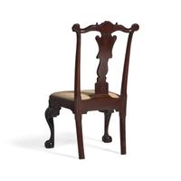 A Chippendale Carved Mahogany Side Chair