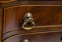 A Pair of George III Style Mahogany Side Tables with String Inlay — 19TH CENTURY