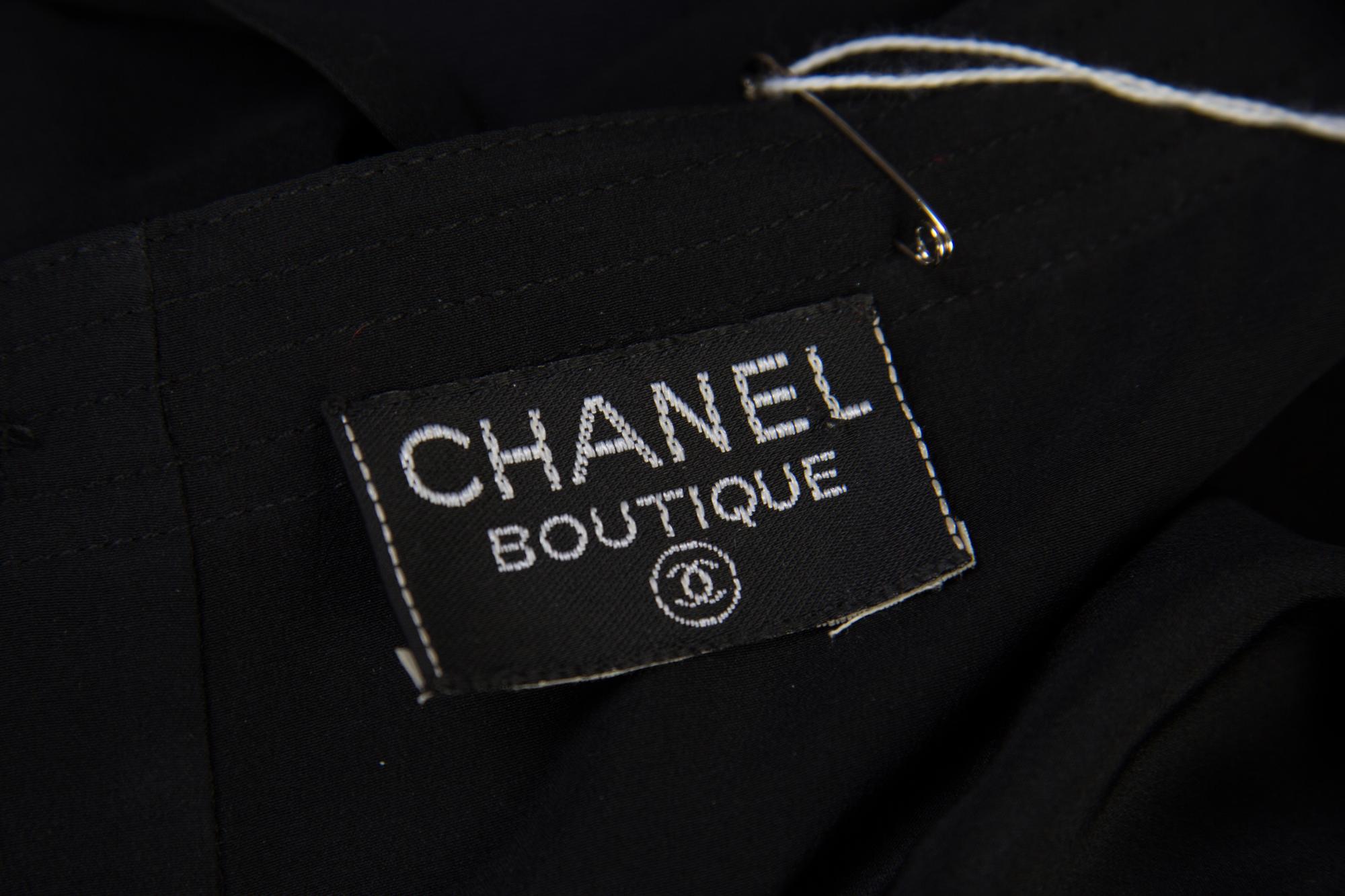 A Pair of Chanel Black Pleated Pants,