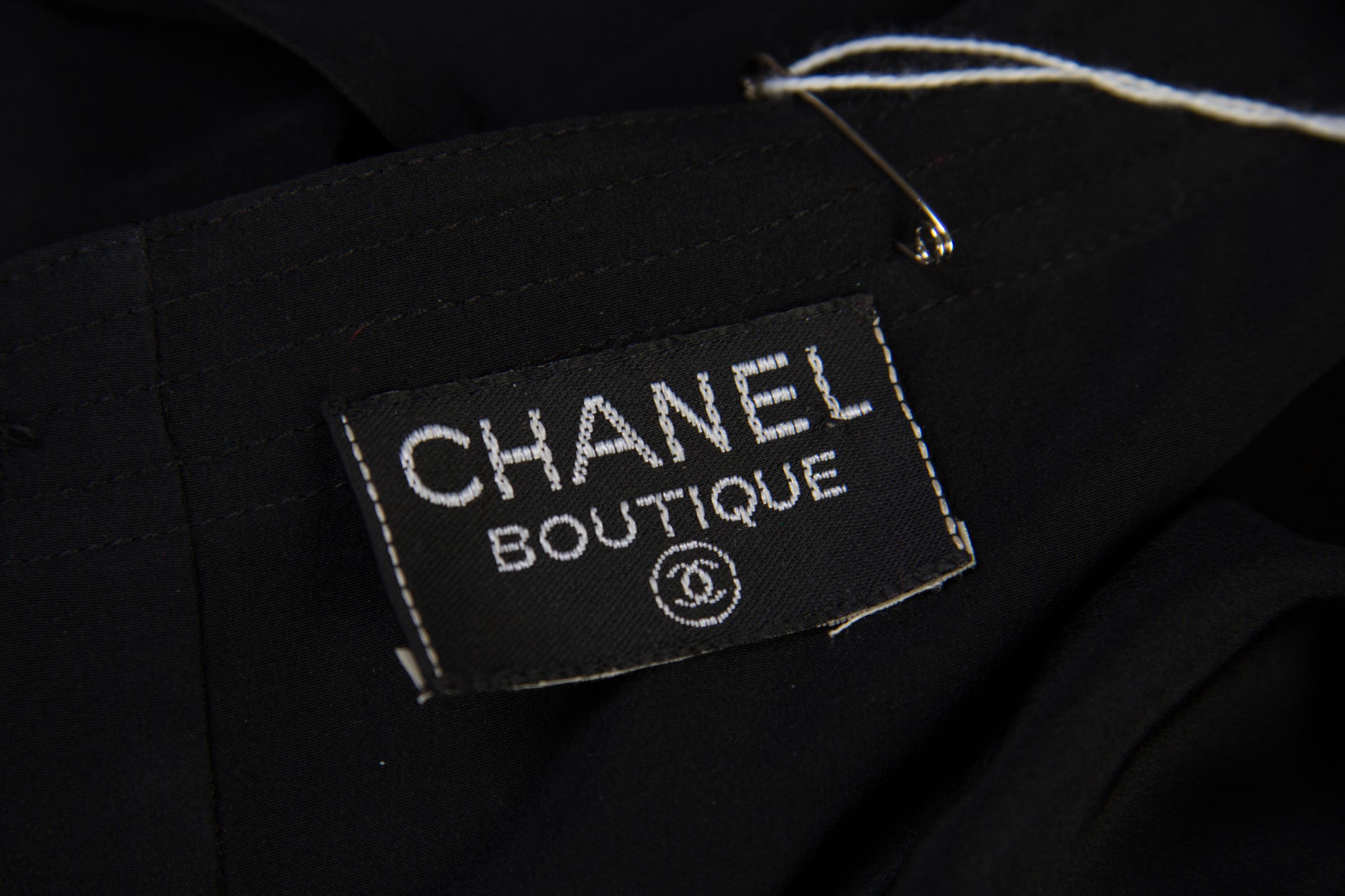 A Pair of Chanel Black Pleated Pants,