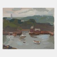 Nine works: Untitled Coastal Scenes