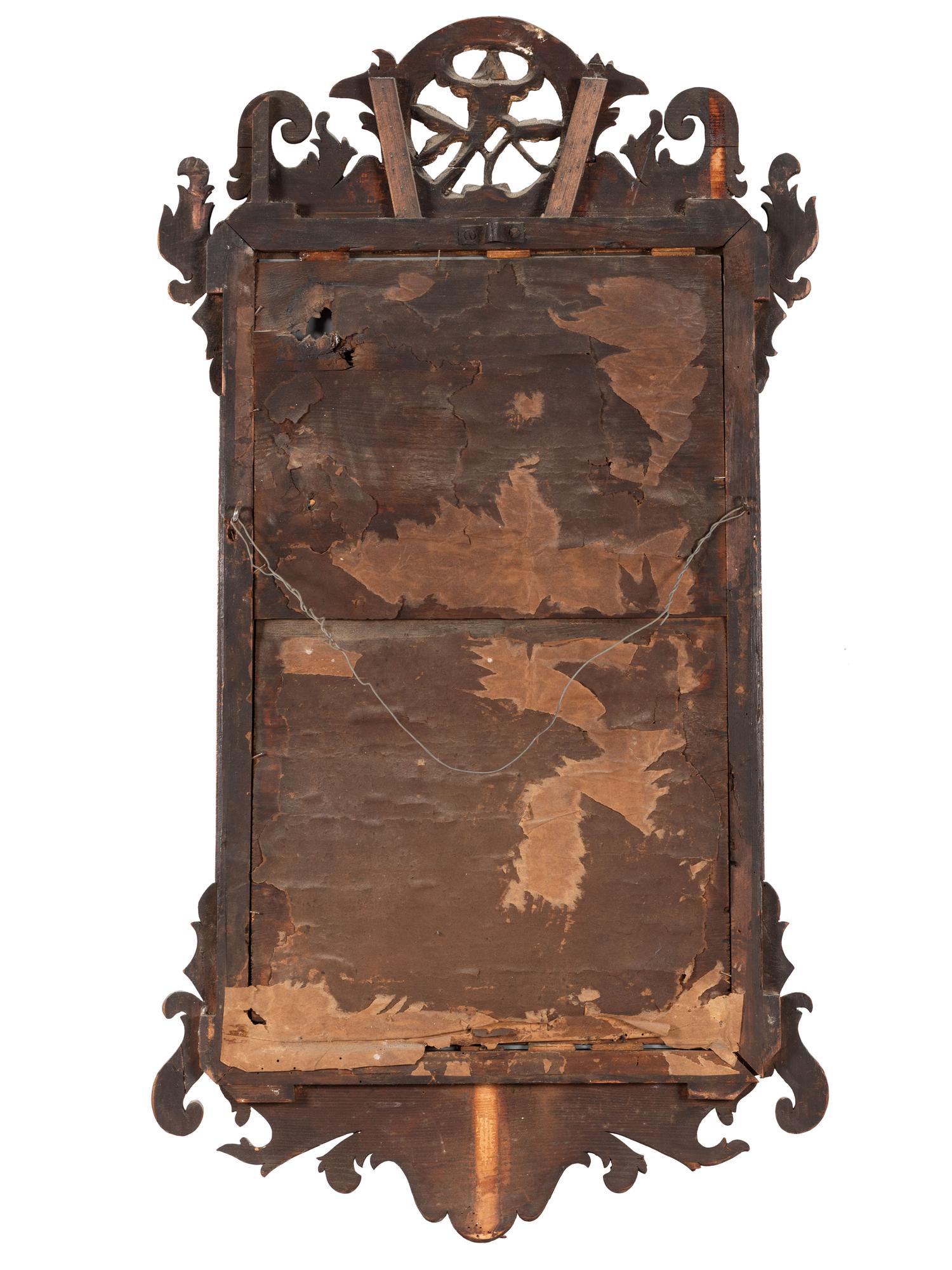 A Federal Style Walnut Mirror