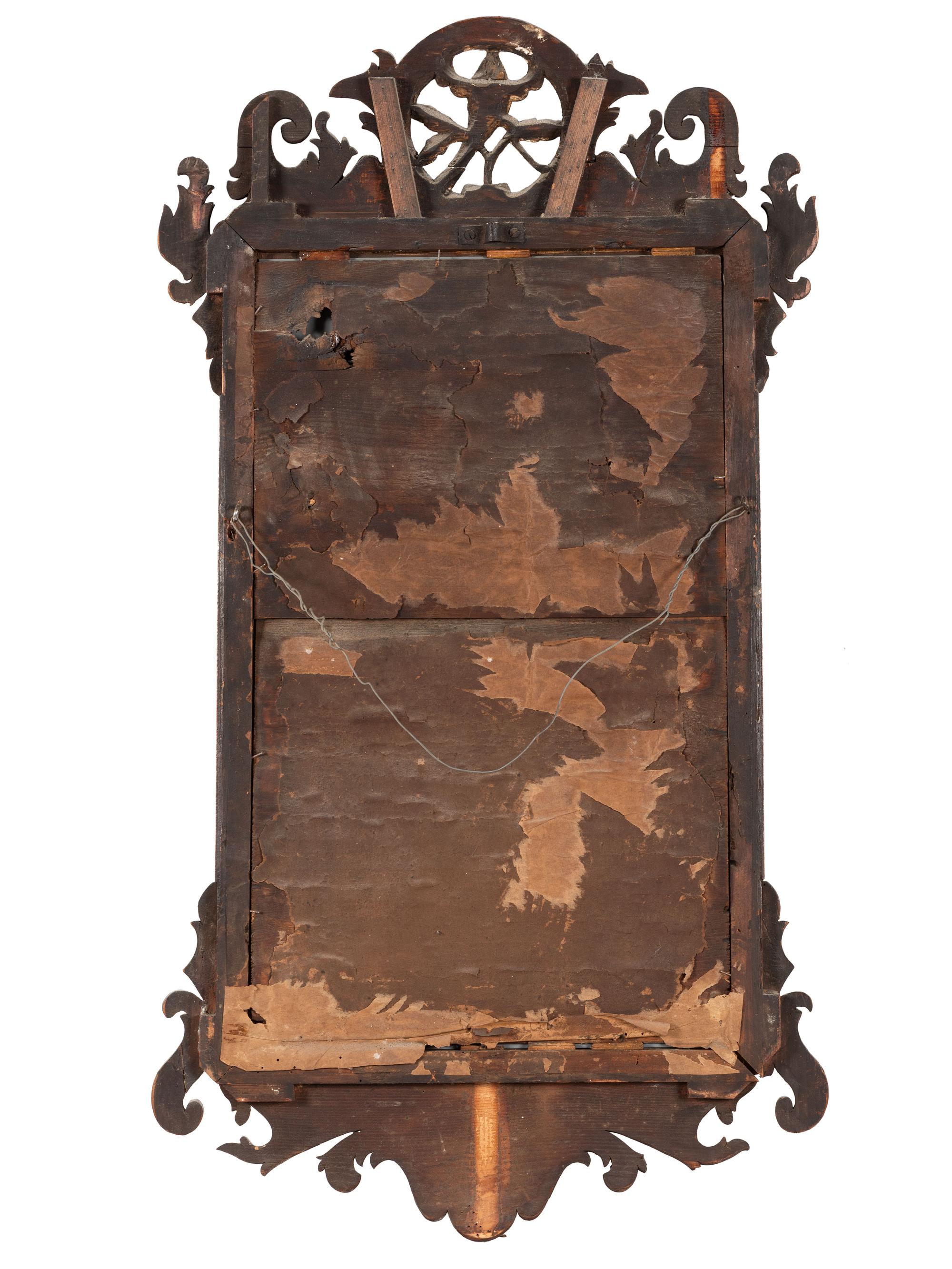 A Federal Style Walnut Mirror