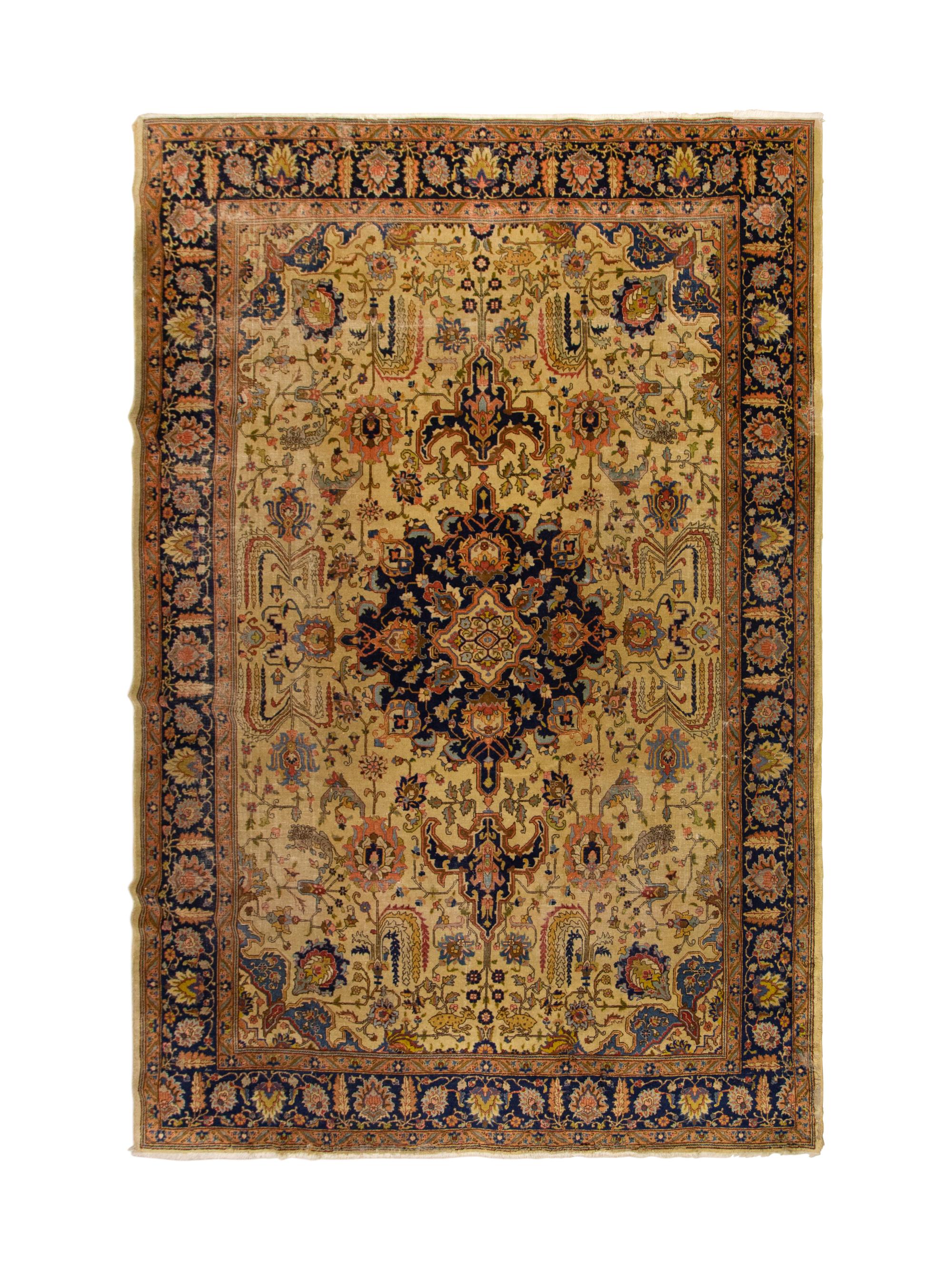 A Kirman Wool Rug
