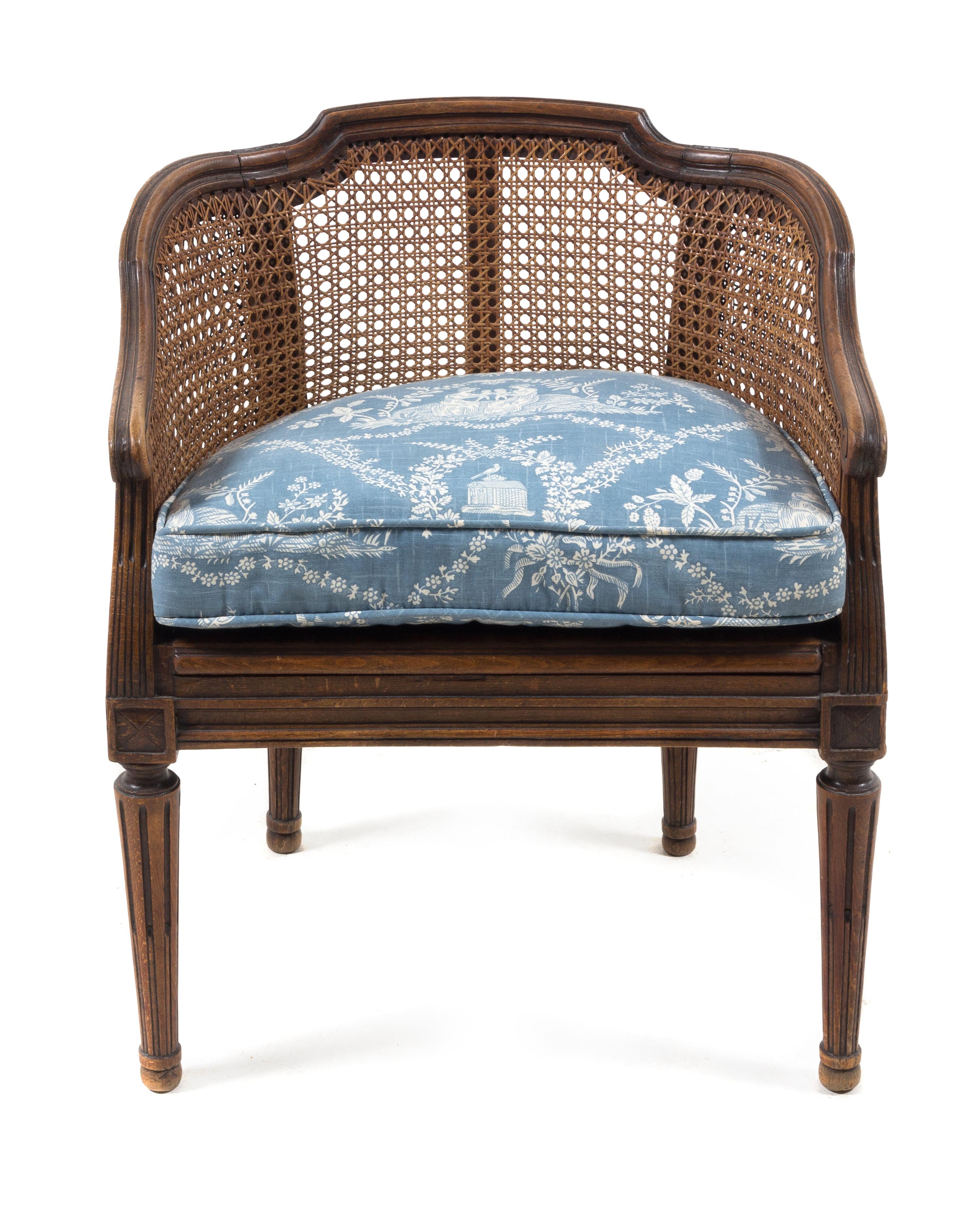 A Louis XVI Style Oak Child's Chair Height 22 1/2 inches. — LATE 19TH/EARLY 20TH CENTURY