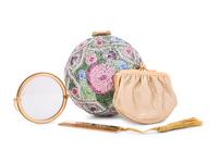 Judith Leiber Floral Motif Minaudière