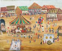 Group of Three Naive Paintings