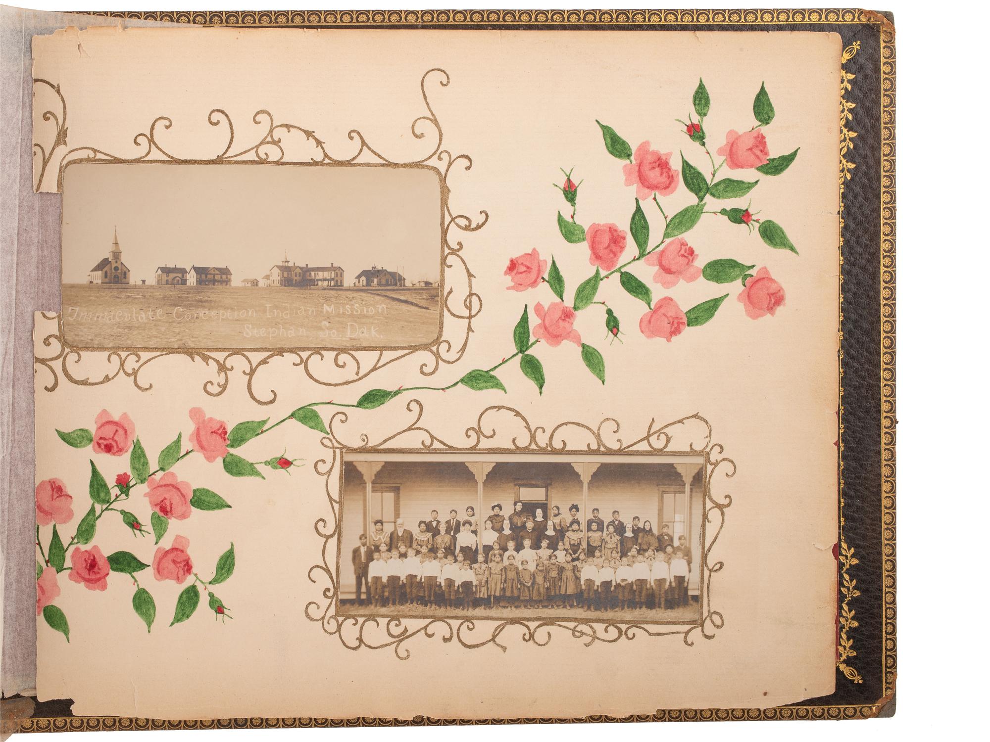 "Drawings Presented to Rev. Pius Boehm by His Little Indian Children." [Crow Creek Reservation, South Dakota.] 4 May 1899.