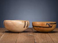 Jeddito Black-on-Yellow Pottery Bowls
