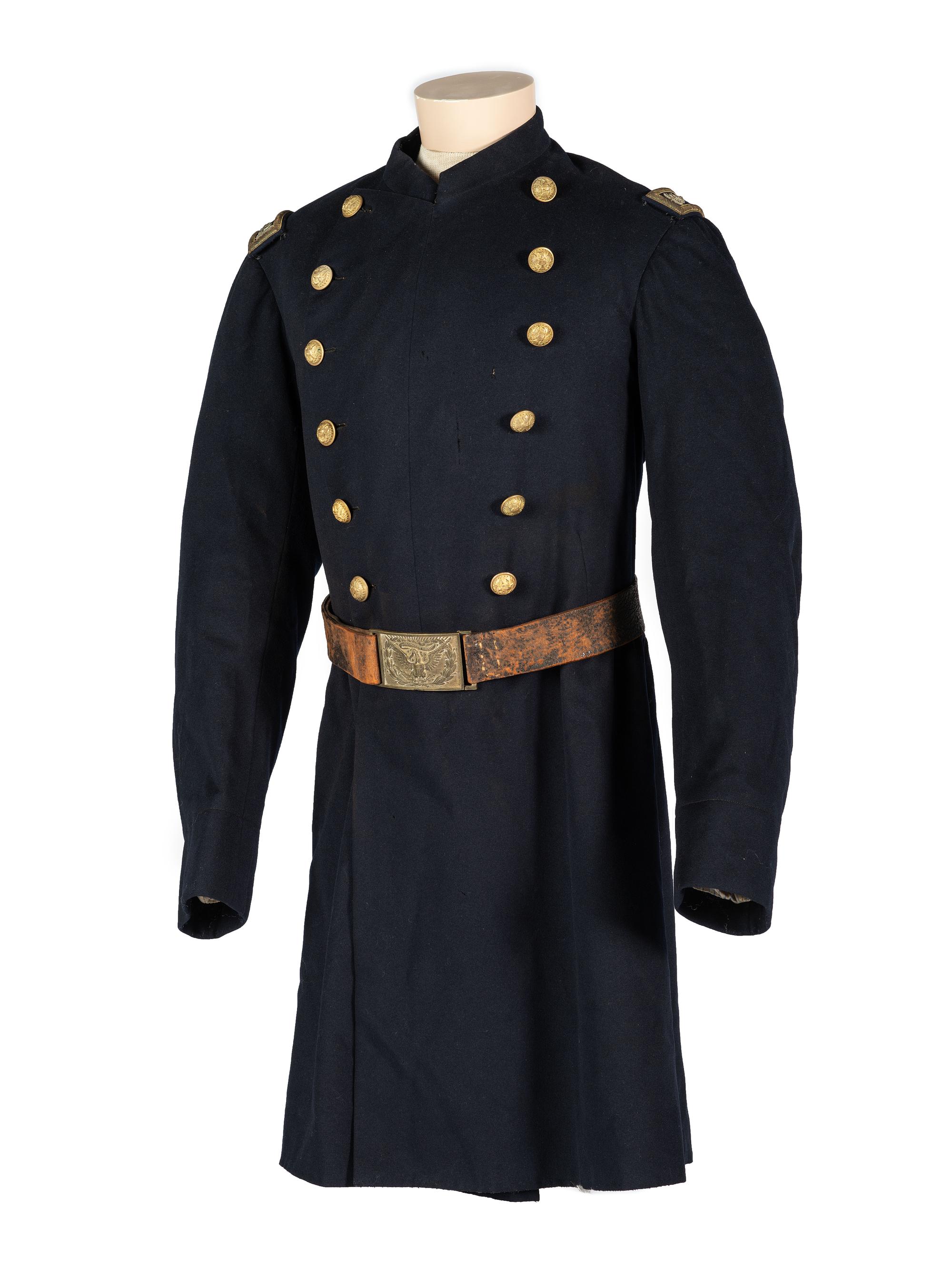 [CIVIL WAR]. Union Lieutenant Colonel's double-breasted frock coat.