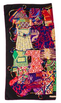 An Hermes 125cm Silk Cashmere Scarf, 54" x 54".