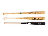 A Collection of 1980s-90s Stars Signed Autograph Bats (3)