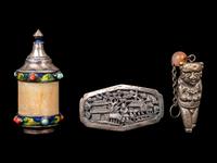 Three Small Chinese Silver Articles