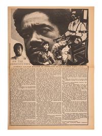 [CIVIL RIGHTS]. A group of 9 pamphlets, circulars, and flyers involving Black activists, incl. Black Panther Party members.