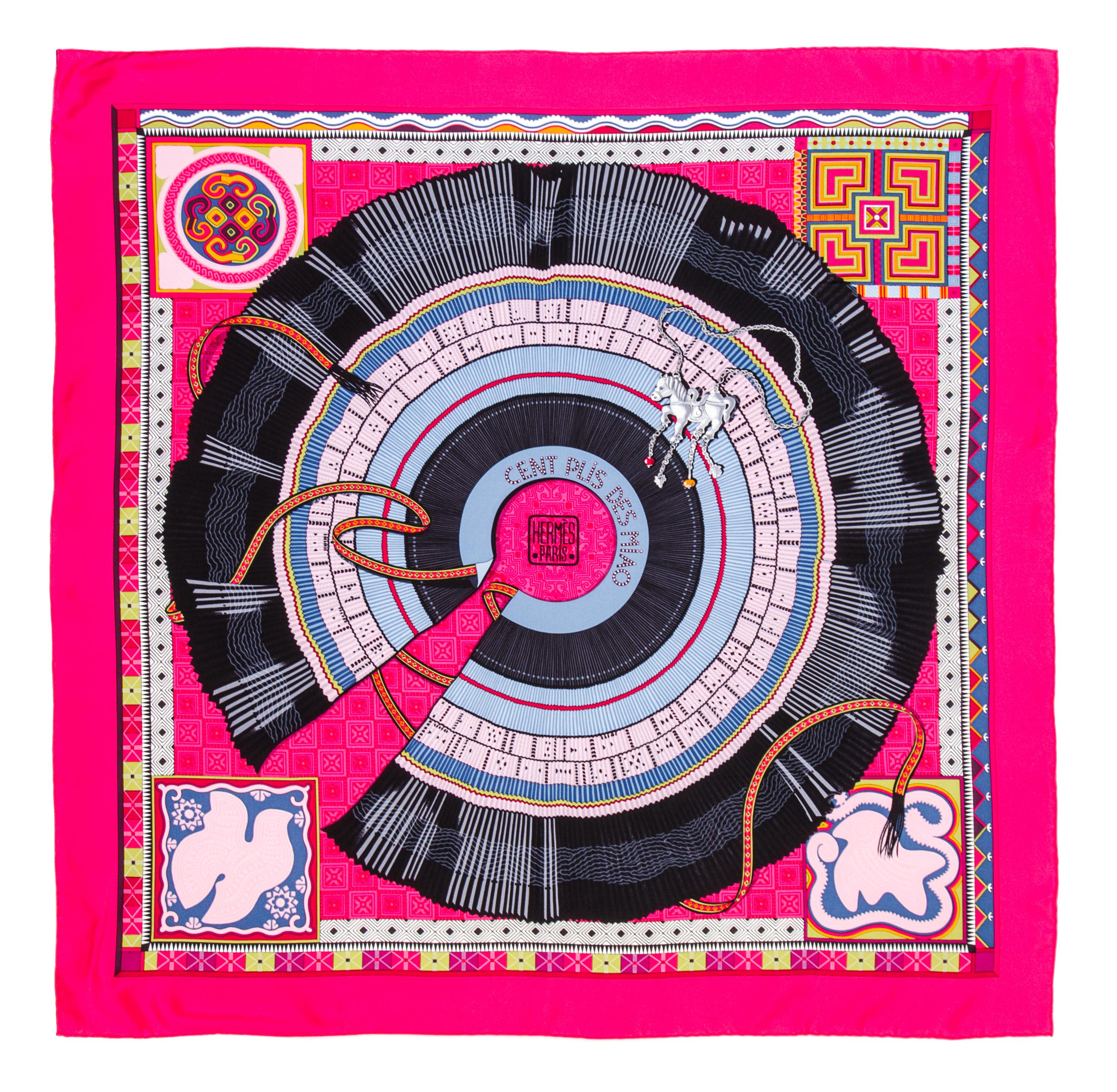 An Hermes 90cm Silk Scarf, 36" x 36".