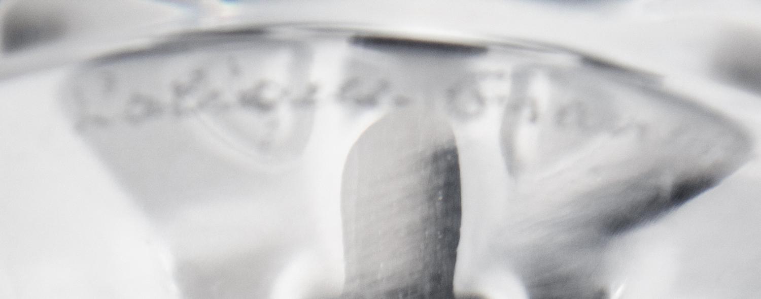 Two Lalique Table Articles