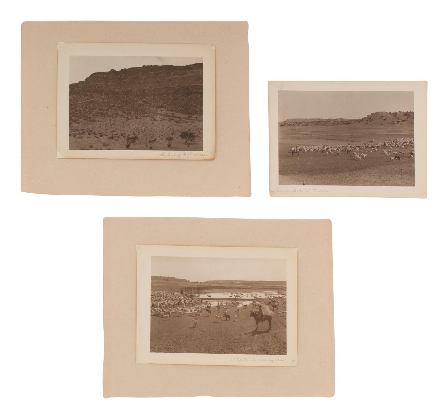 [WESTERN AMERICANA] -- [NATIVE AMERICANS]. GLEASON, Herbert Wendell (1855-1937), photographer. A collection of approx. 37 images of Canyon de Chelly and Navajo subjects.