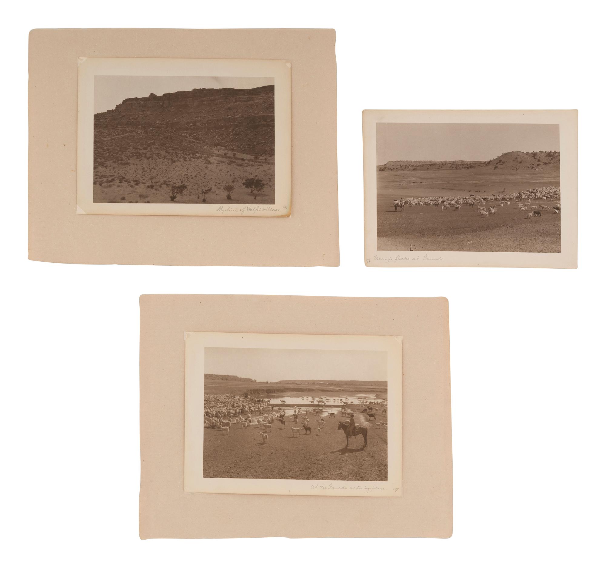 [WESTERN AMERICANA] -- [NATIVE AMERICANS]. GLEASON, Herbert Wendell (1855-1937), photographer. A collection of approx. 37 images of Canyon de Chelly and Navajo subjects.