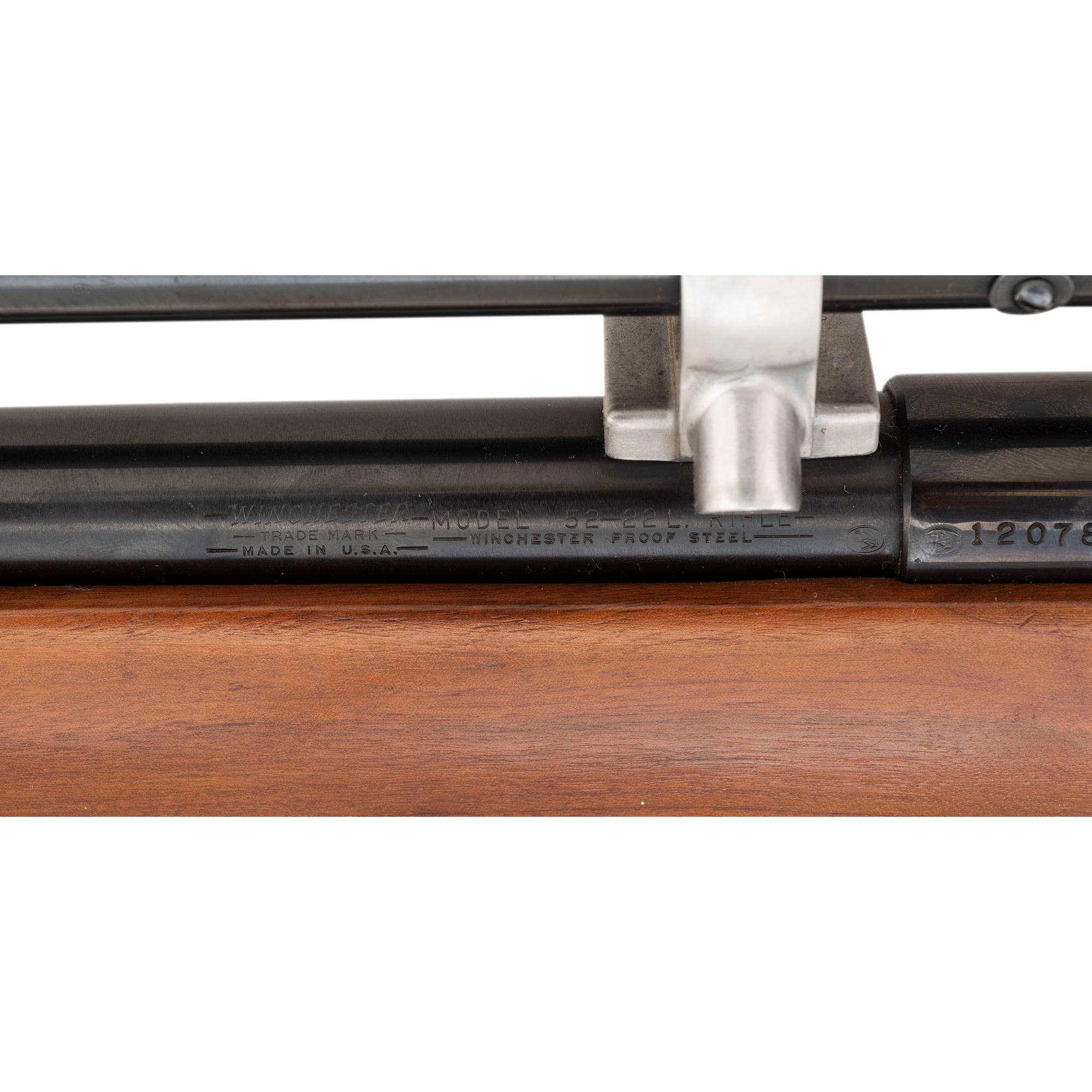 ** Winchester Model 52-D Target Rifle with Litschert 20x Scope