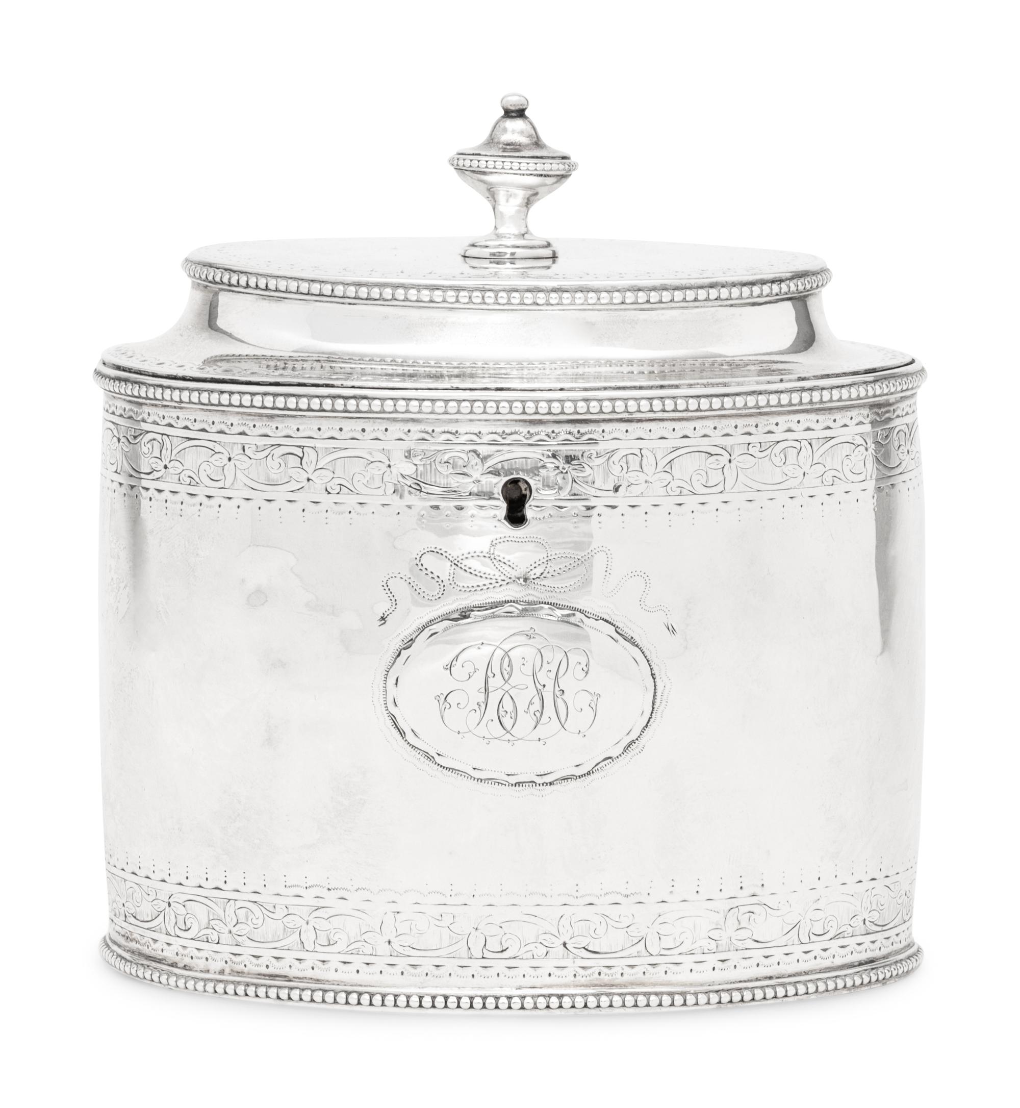 A George III Silver Tea Caddy