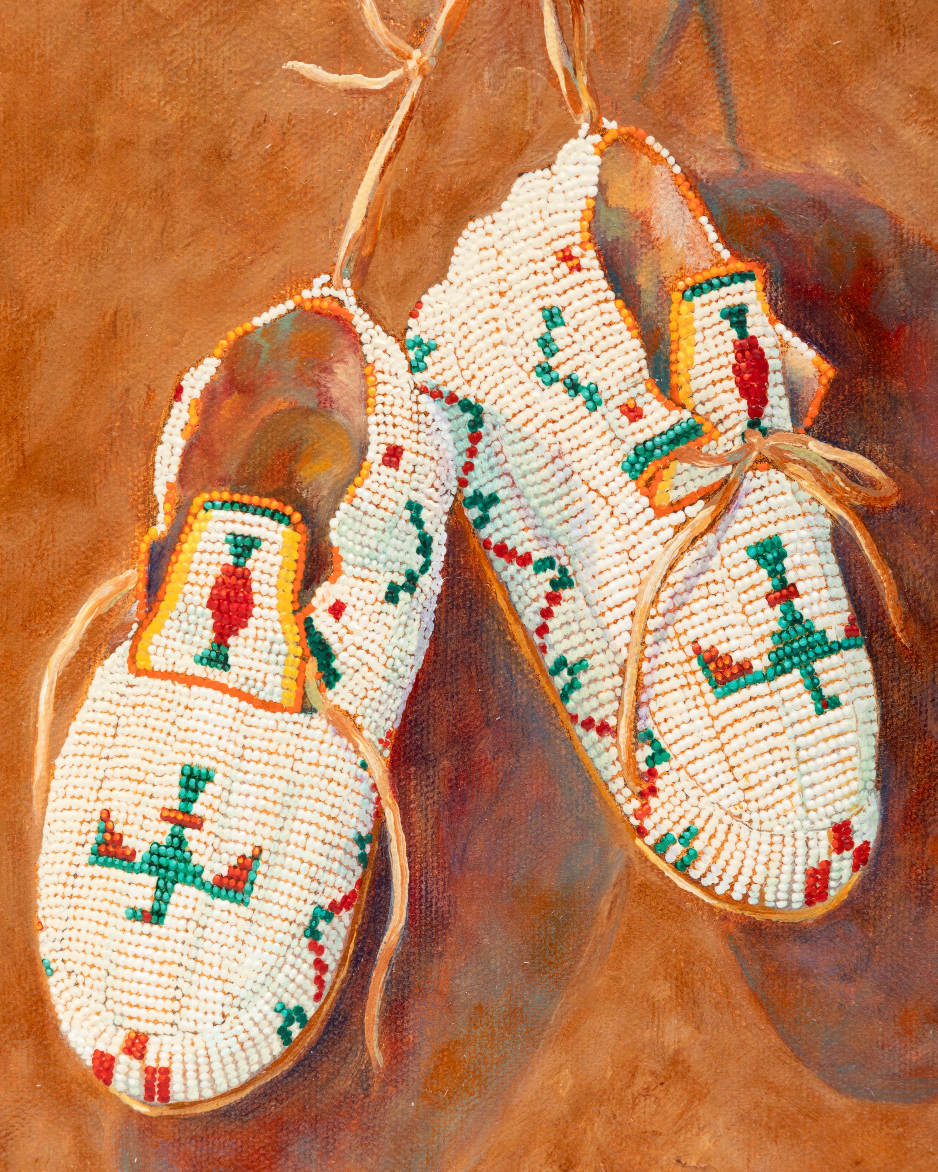 Two Works: Cheyenne Booties and Beaded Moccasins