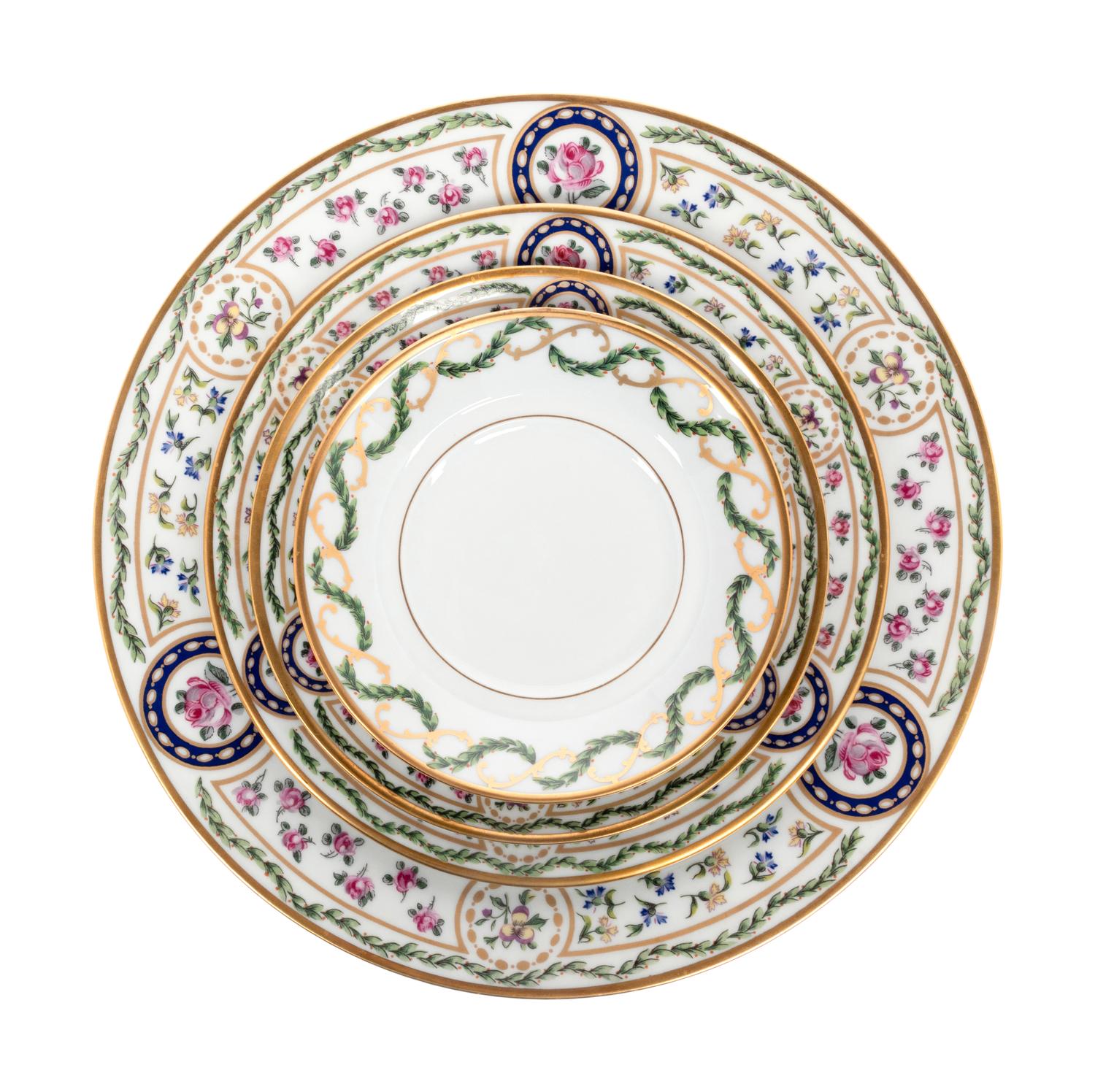 A Haviland Limoges Louveciennes Porcelain Service