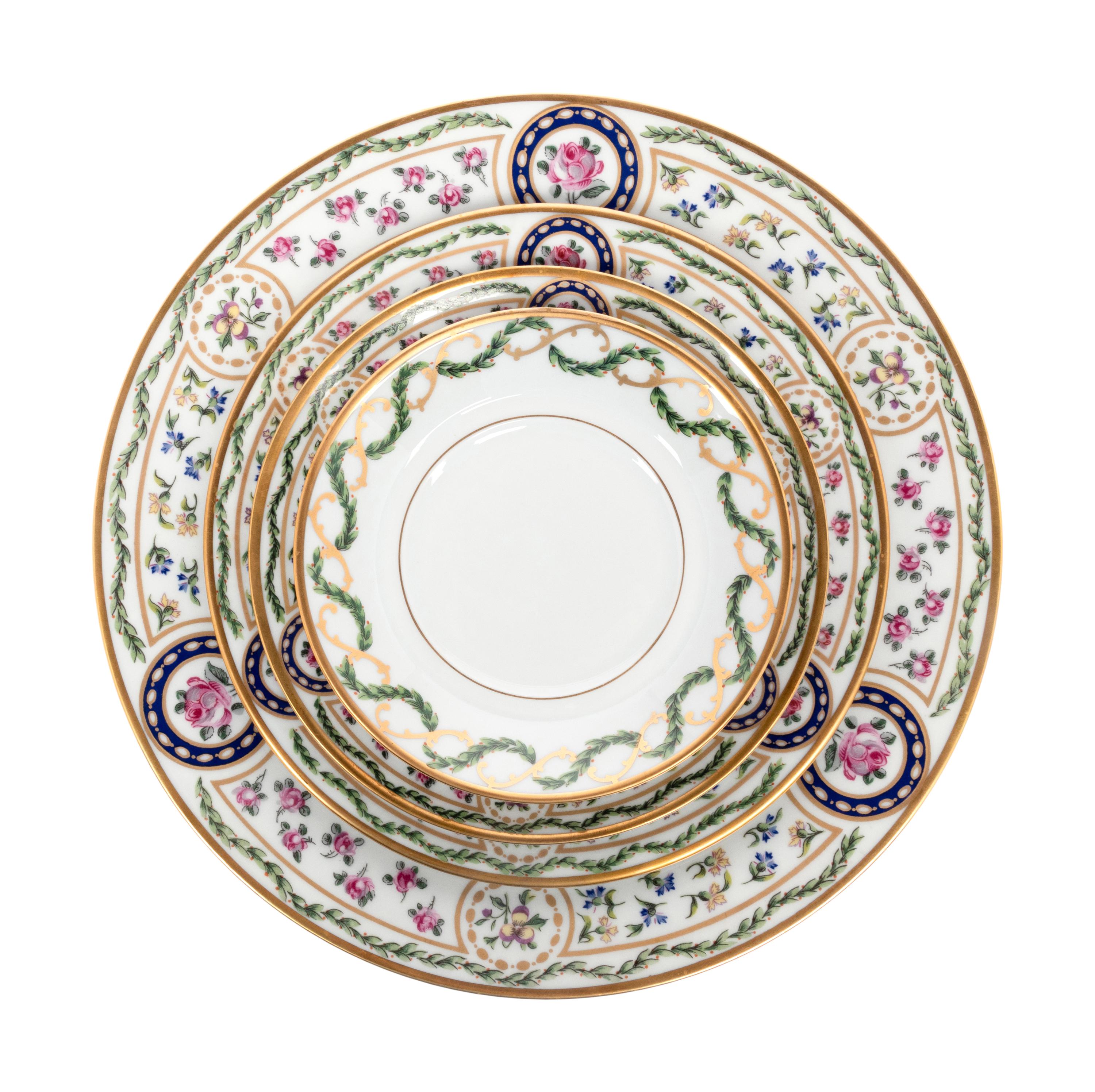 A Haviland Limoges Louveciennes Porcelain Service