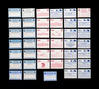A Group of Assorted 1983, 1984, 1985 and 1986 Star Co. Basketball Cards, Including a John Stockton Rookie and Larry Bird Set,