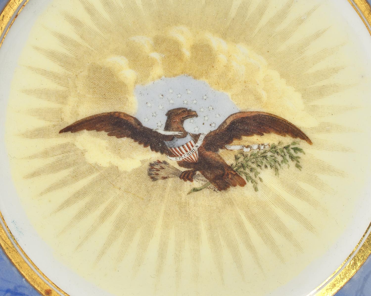 A French Porcelain Dessert Plate from President Andrew Jackson’s State Service