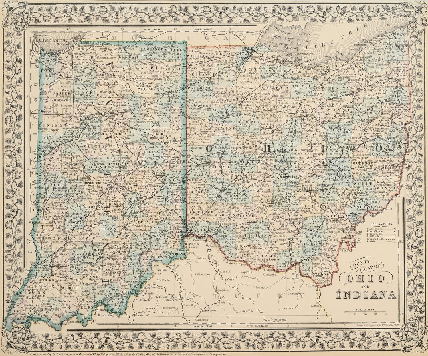 A Group of Five Maps of the Midwest
