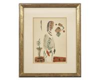 Standing Woman; together with Seascape (Two Works)
