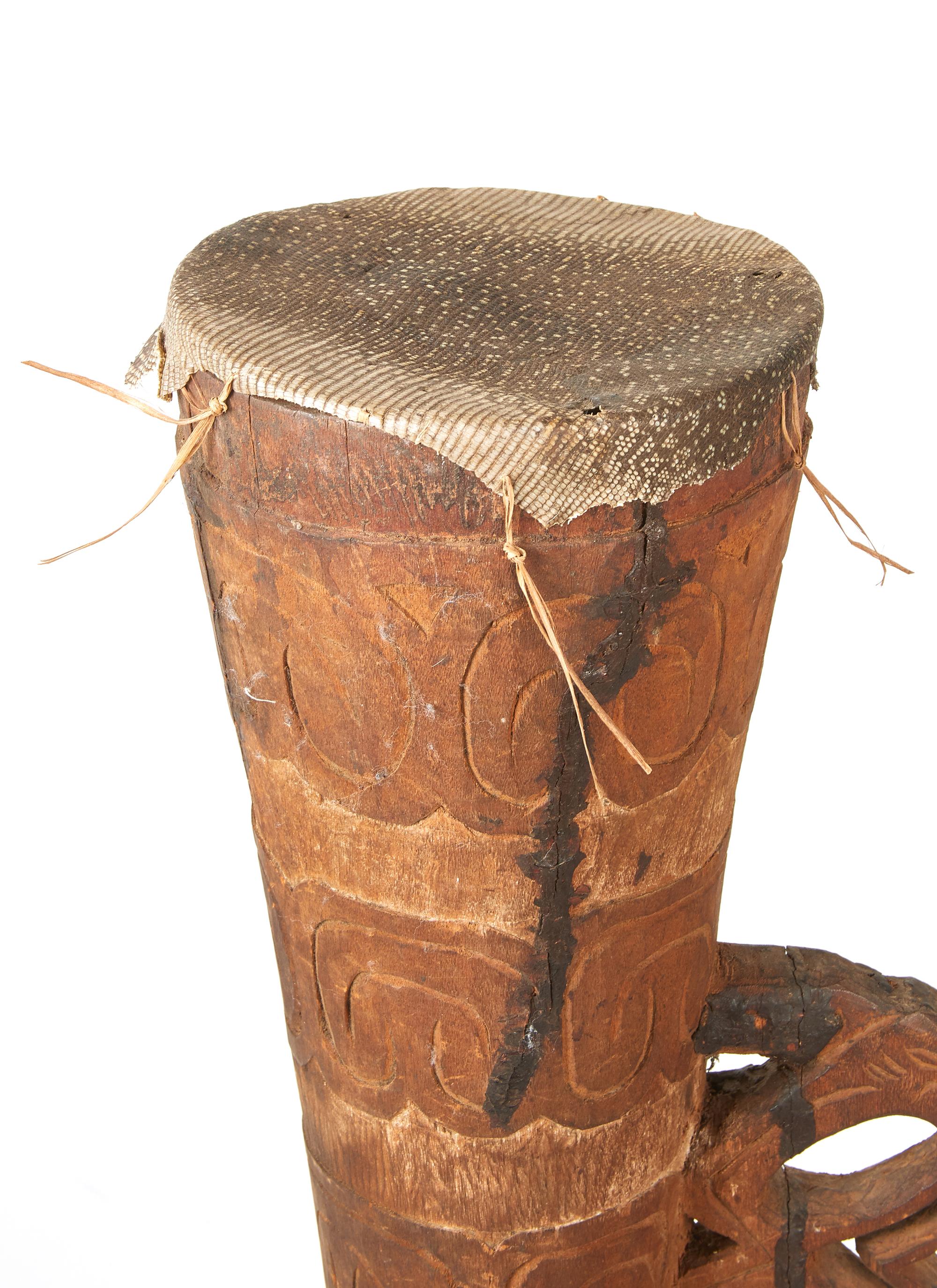Two Asmat Drums