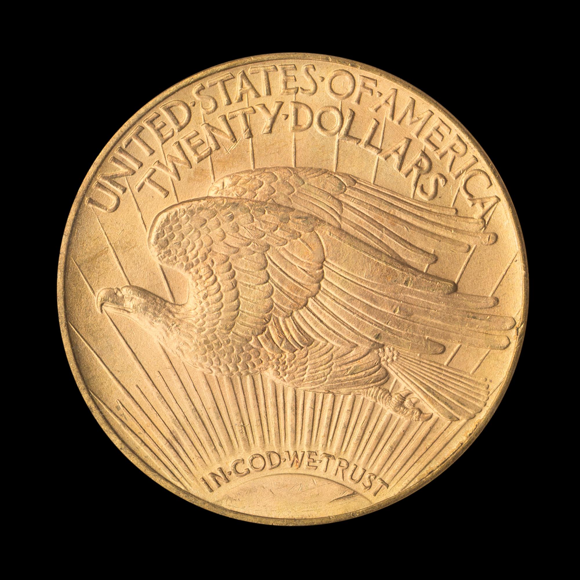 A United States 1923-D St. Gaudens $20 Gold Coin