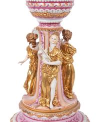 A Dresden (Richard Klemm) Porcelain Figural Centerpiece