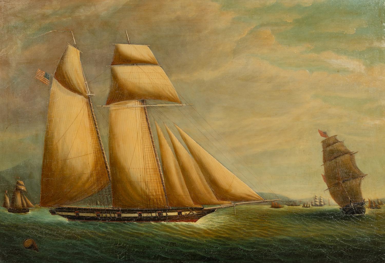 Sailboats in Harbor